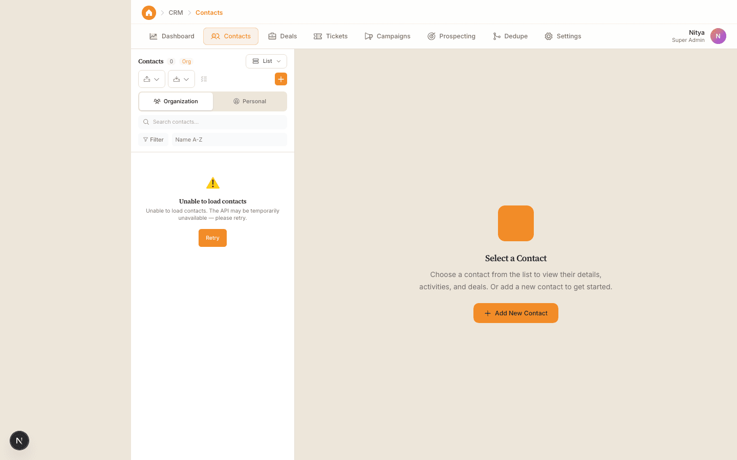 CRM Contacts