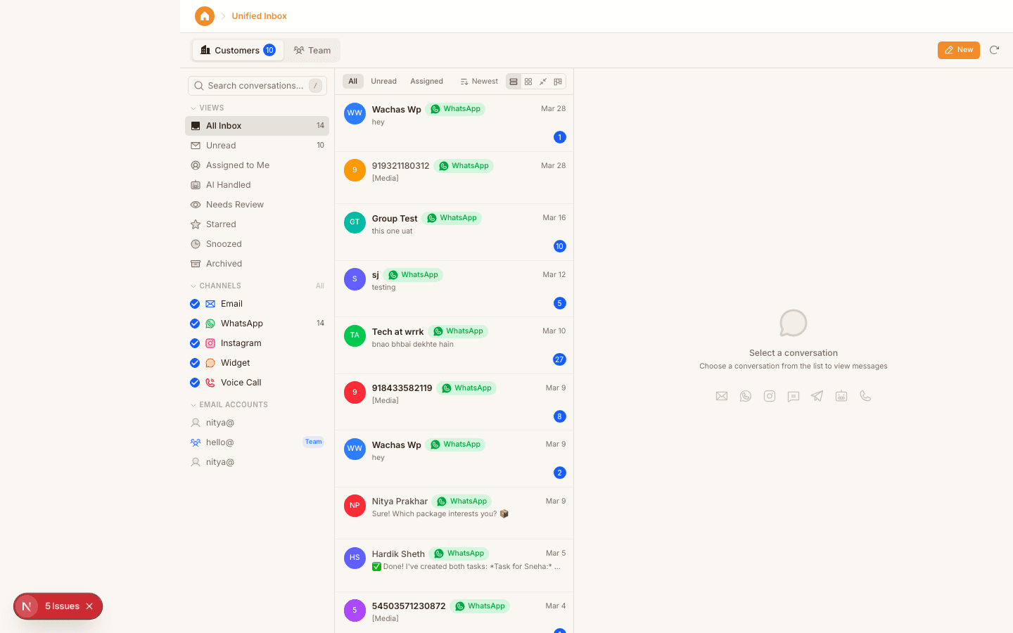 Unified Inbox