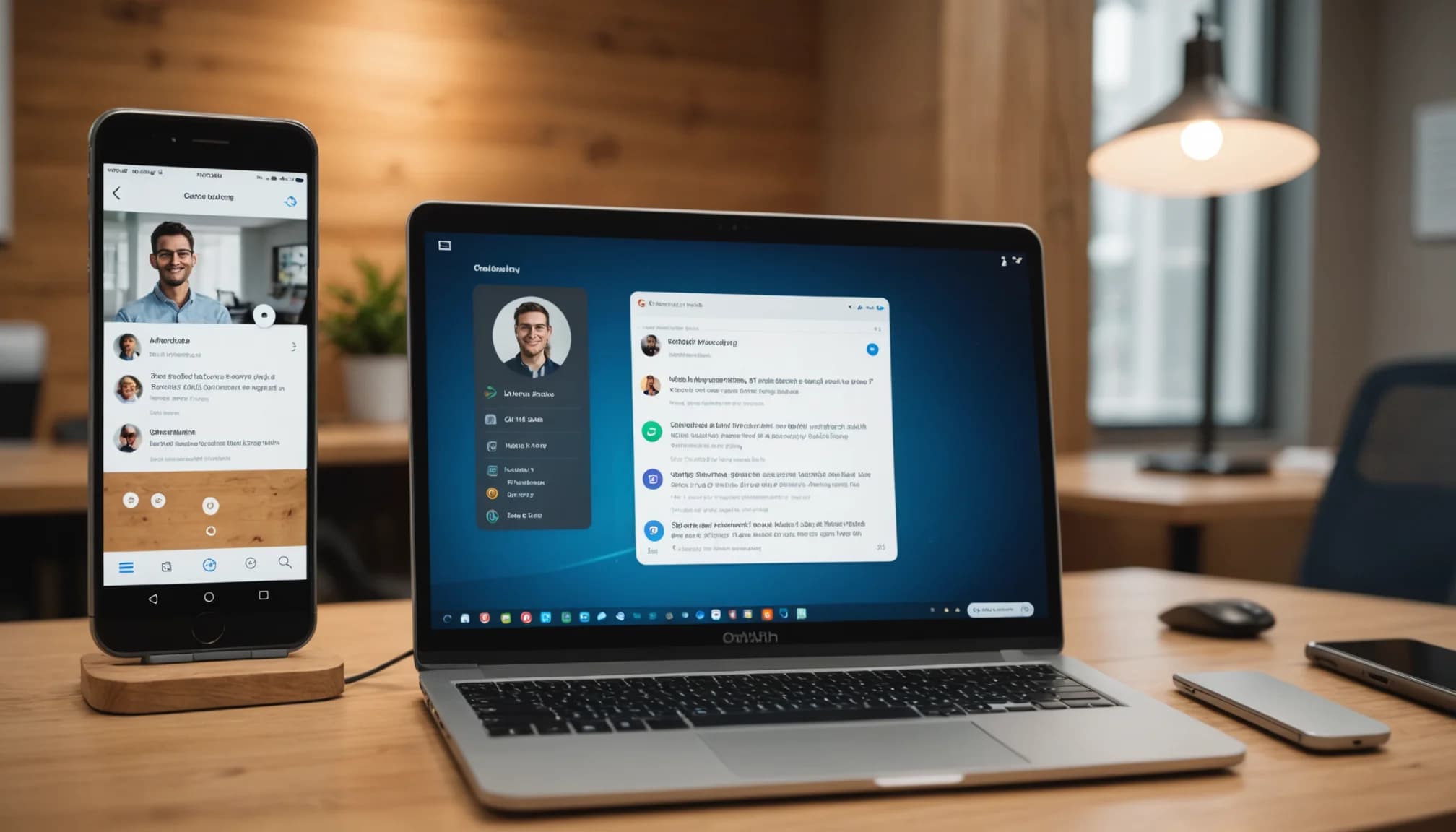 Side-by-side comparison of chatbot automation versus live chat interface, illustrating the differences between instant bot responses and human agent support.