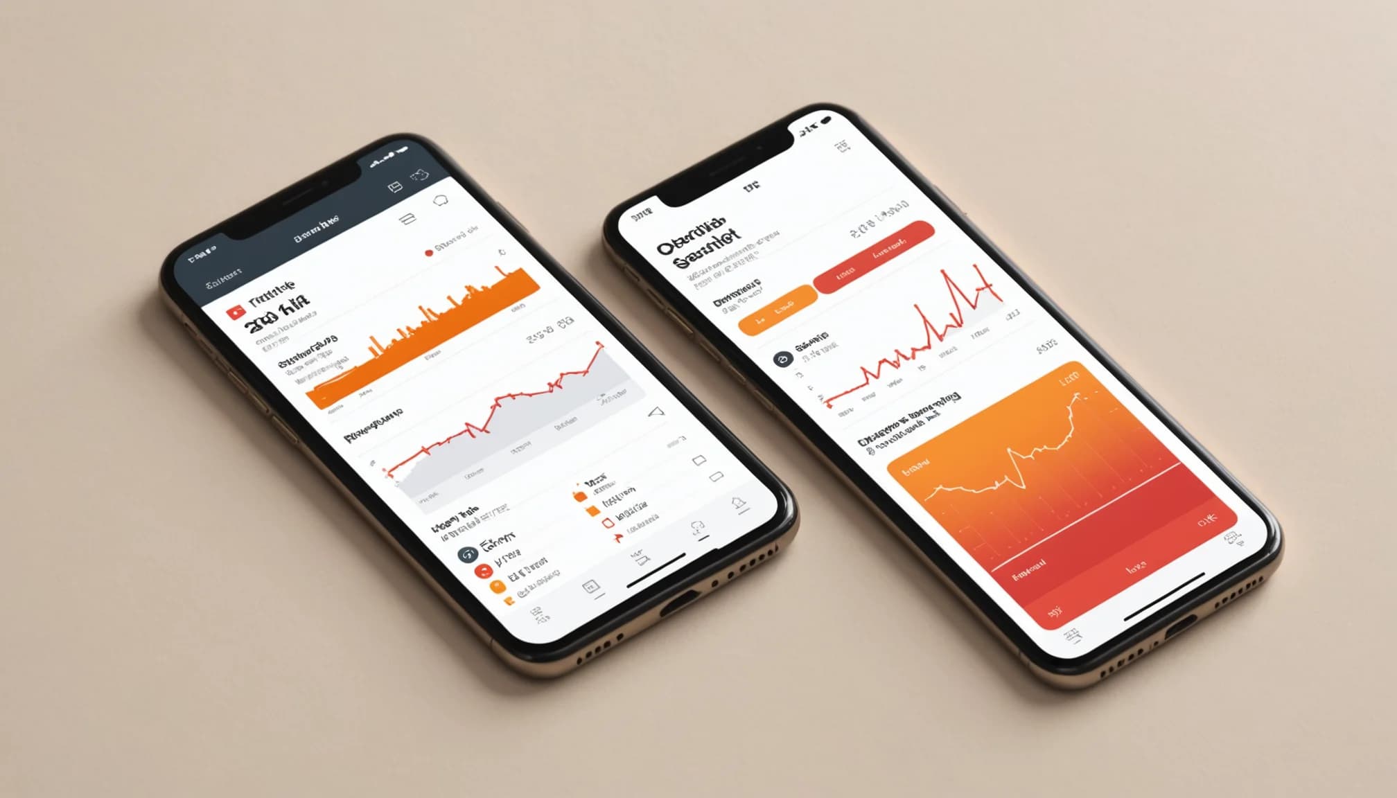 Mobile phone displaying a customer retention alert notification next to a declining usage graph.