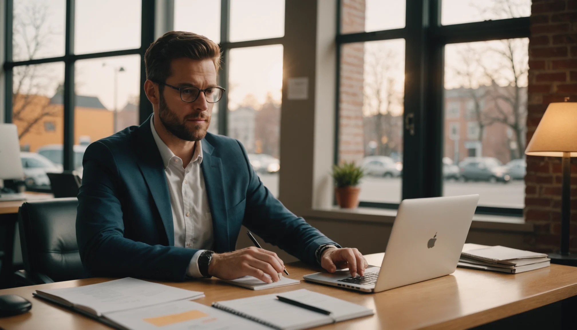 Sales professional reviewing Reddit leads and prospect conversations on laptop screen to find leads on Reddit