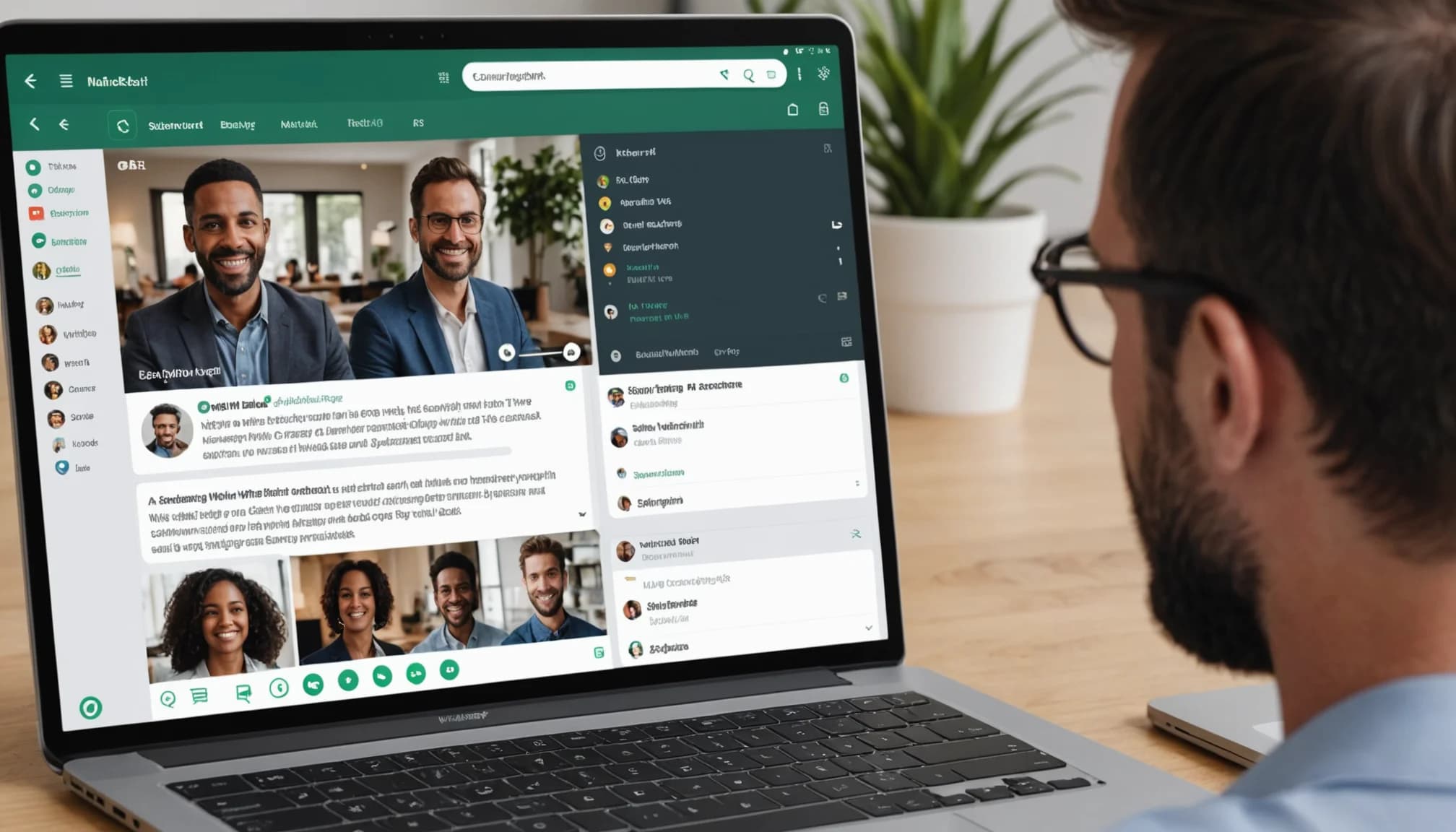 Unified communication inbox combining email and WhatsApp for personalized customer retention outreach to reduce churn.