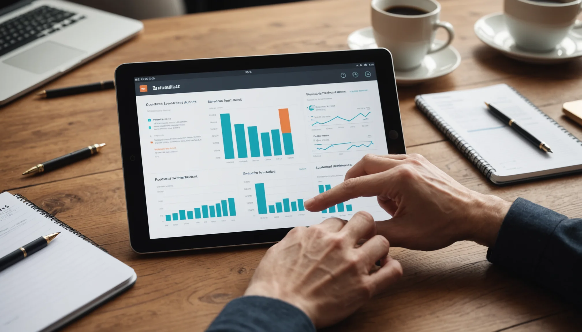 Analytics dashboard displaying buyer intent signals and research behavior data