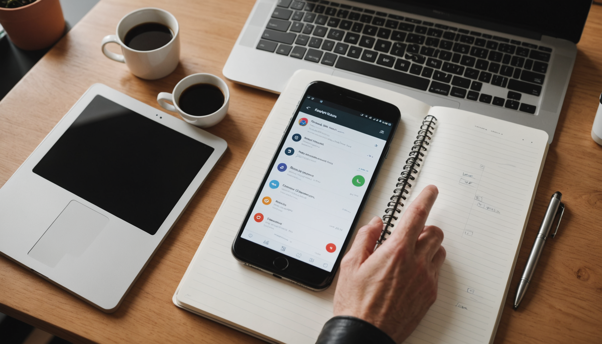 Multi-channel communication setup with WhatsApp, email, and calendar for automating customer interactions.
