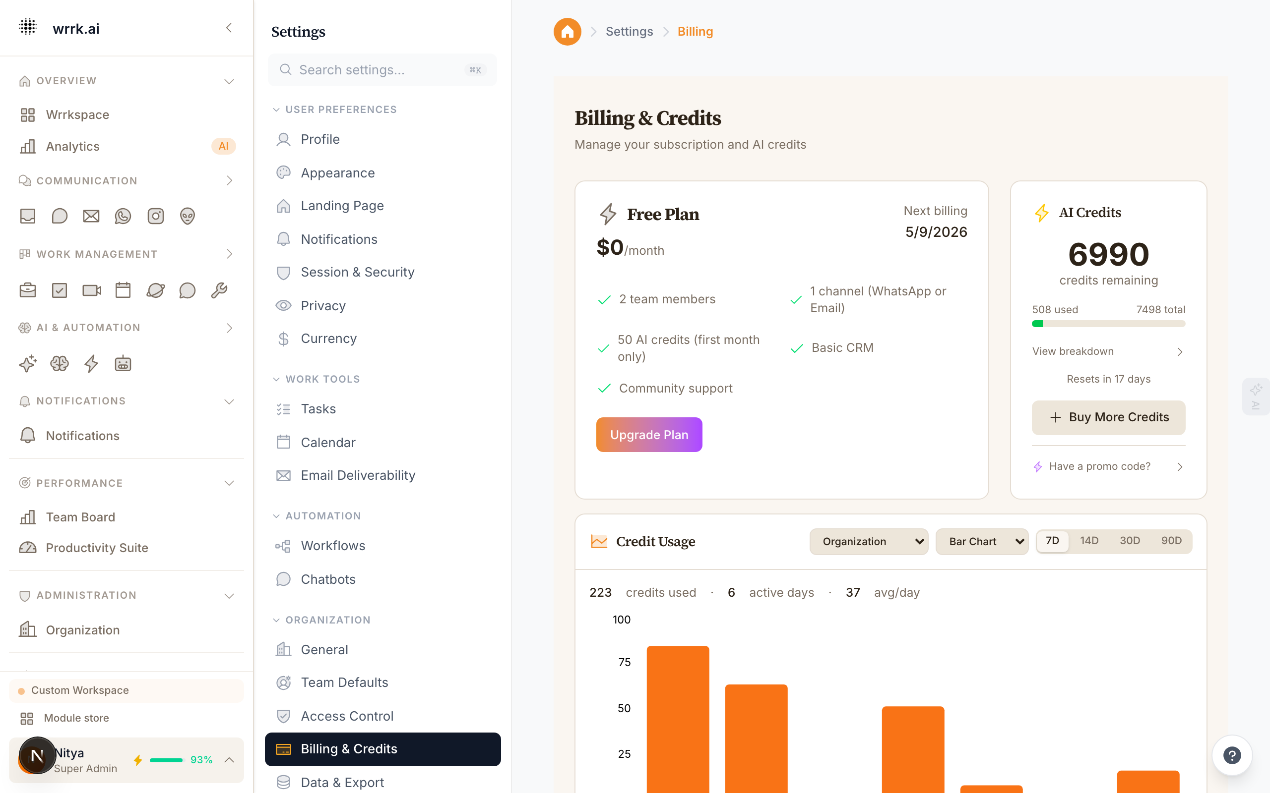 Billing Overview