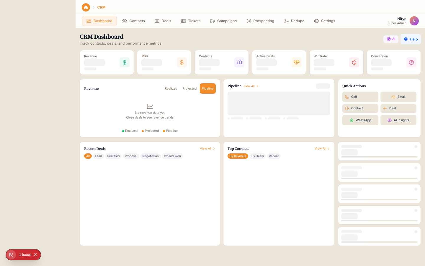 Deals and Pipeline Management